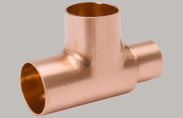 Copper Reducer Tee Manufacturer in India