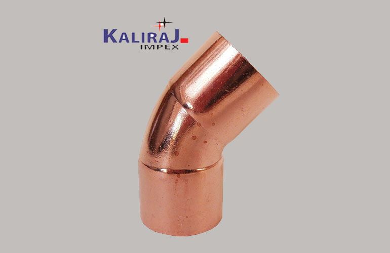 Copper 45 Degree Elbow Fitting Manufacturer in India